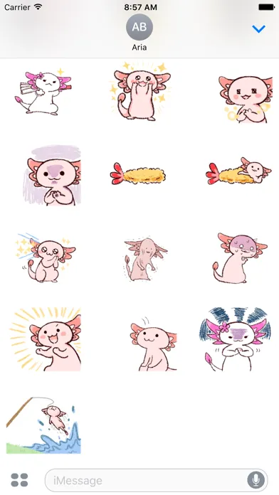 Cute Mexican Salamander Icon স্ক্রিনশট