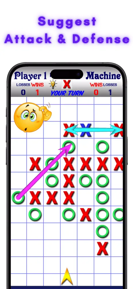 TicTacToe AI - 5 in a Row Screenshots