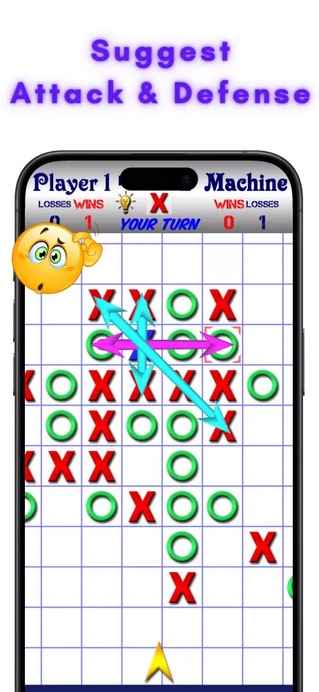 TicTacToe AI - 5 in a Row Screenshots