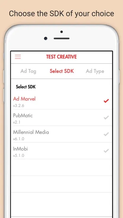 MRAID Ads SDK Tester應用截圖