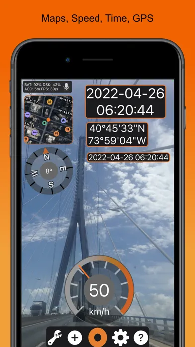 Timestamp Camcorder: GPS, Maps 스크린샷