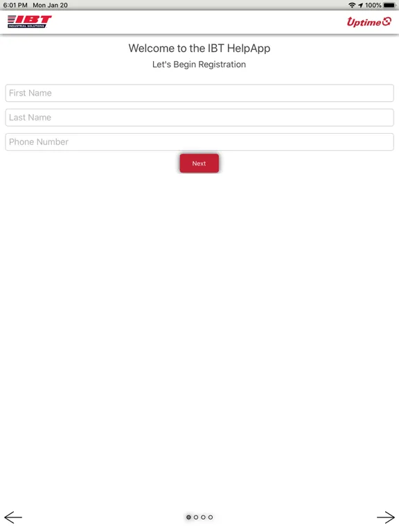 Captures d'écran de IBT Uptime (HelpApp) iPad 