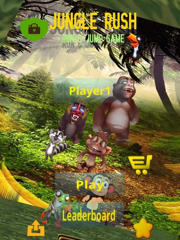 Capturas de pantalla de Jungle Rush - Run & Jump Game iPad 