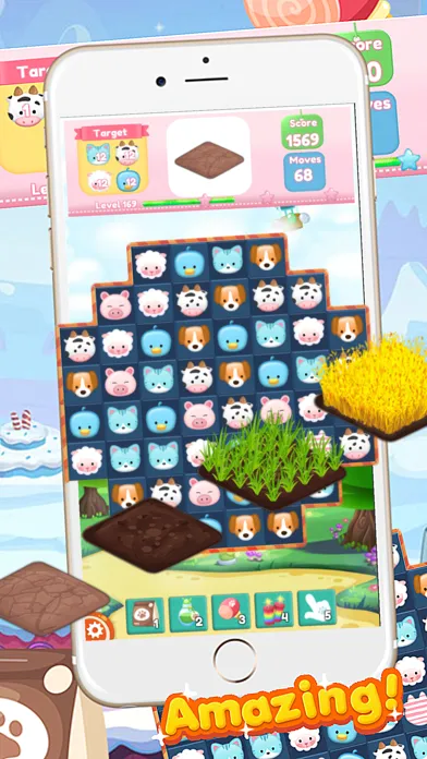 The Happy Farm Match 3 -Free game for kids boy and girls 1应用截图