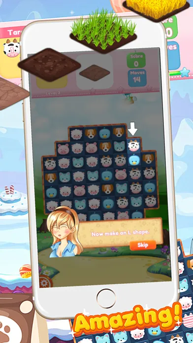 The Happy Farm Match 3 -Free game for kids boy and girls 1应用截图