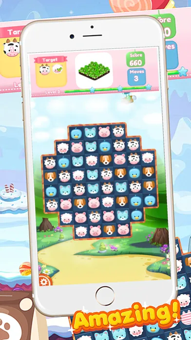 The Happy Farm Match 3 -Free game for kids boy and girls 1应用截图