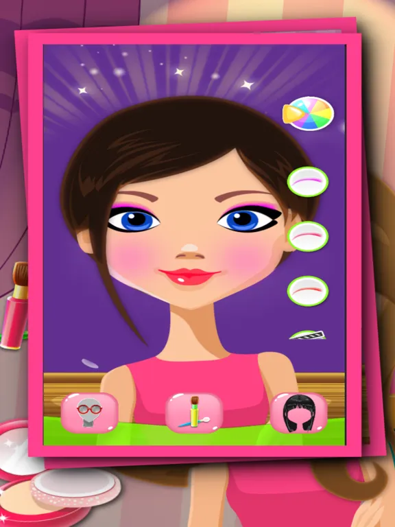 Capturas de pantalla de star hair and salon makeup fashion games free iPad 