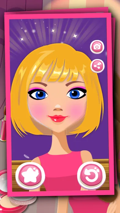 Capturas de pantalla de star hair and salon makeup fashion games free