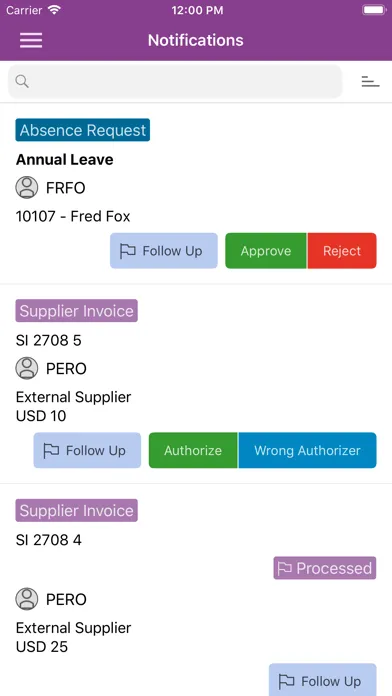 IFS Aurena Notify Me 10应用截图