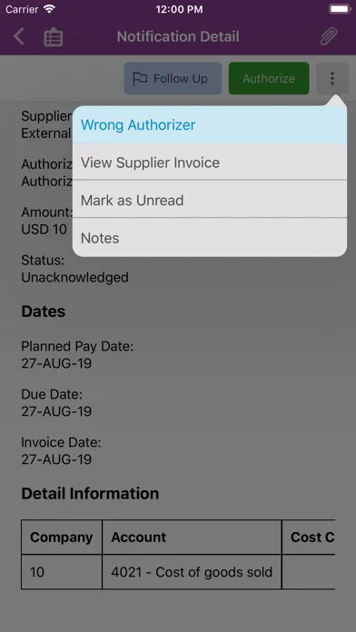 IFS Aurena Notify Me 10应用截图