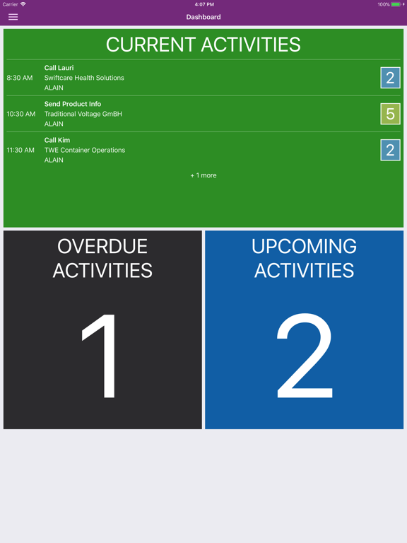IFS CRM Companion 10 iPad 应用截图