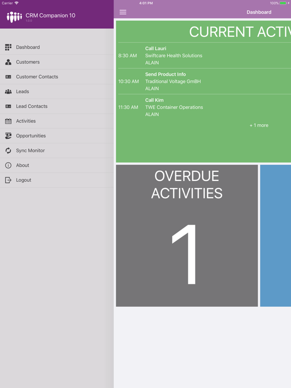 IFS CRM Companion 10 iPad 应用截图