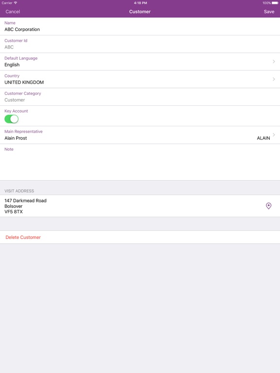 IFS CRM Companion 10 iPad 应用截图
