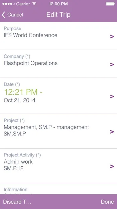 IFS Trip Tracker 10 স্ক্রিনশট