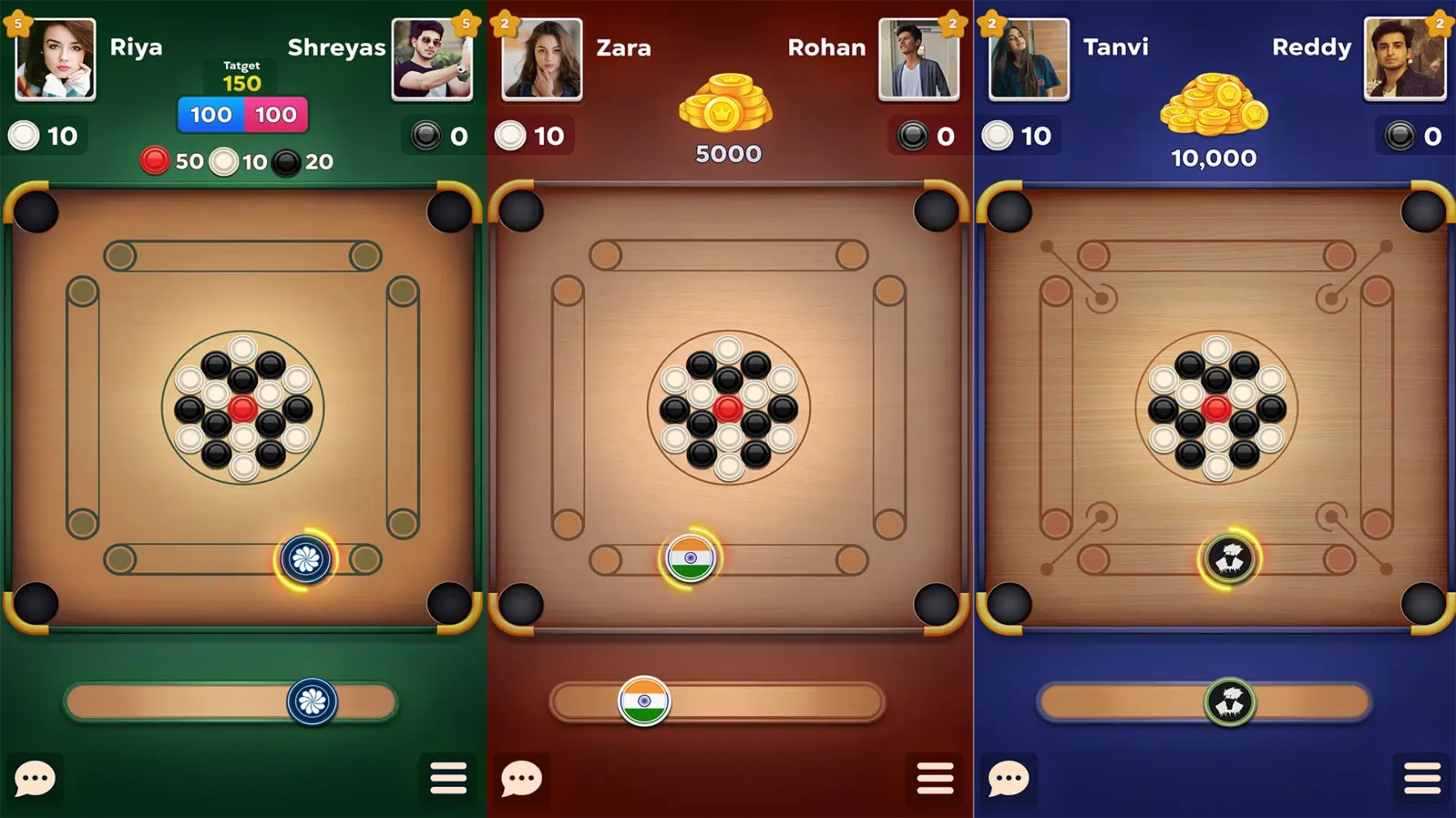 Tangkapan layar Carrom Elite - Board Game