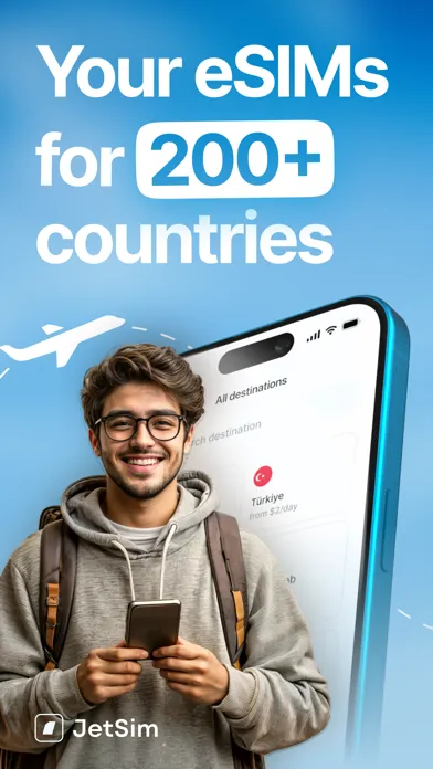 JetSim: eSIM Travel & Internet应用截图