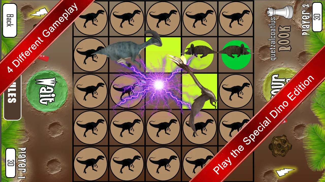 Captures d'écran de Dino Chess