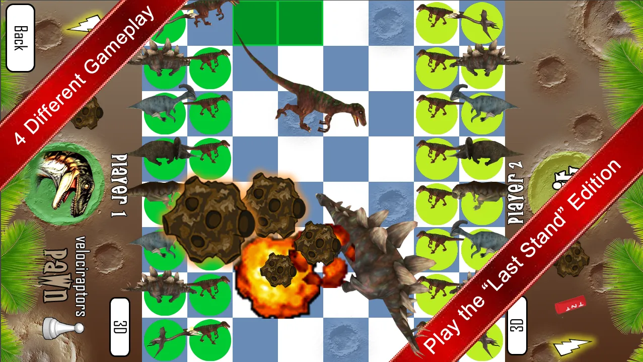 Captures d'écran de Dino Chess