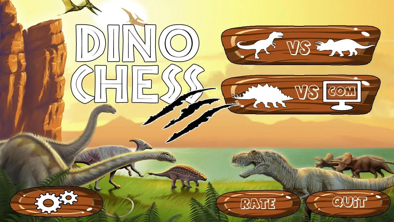 Captures d'écran de Dino Chess
