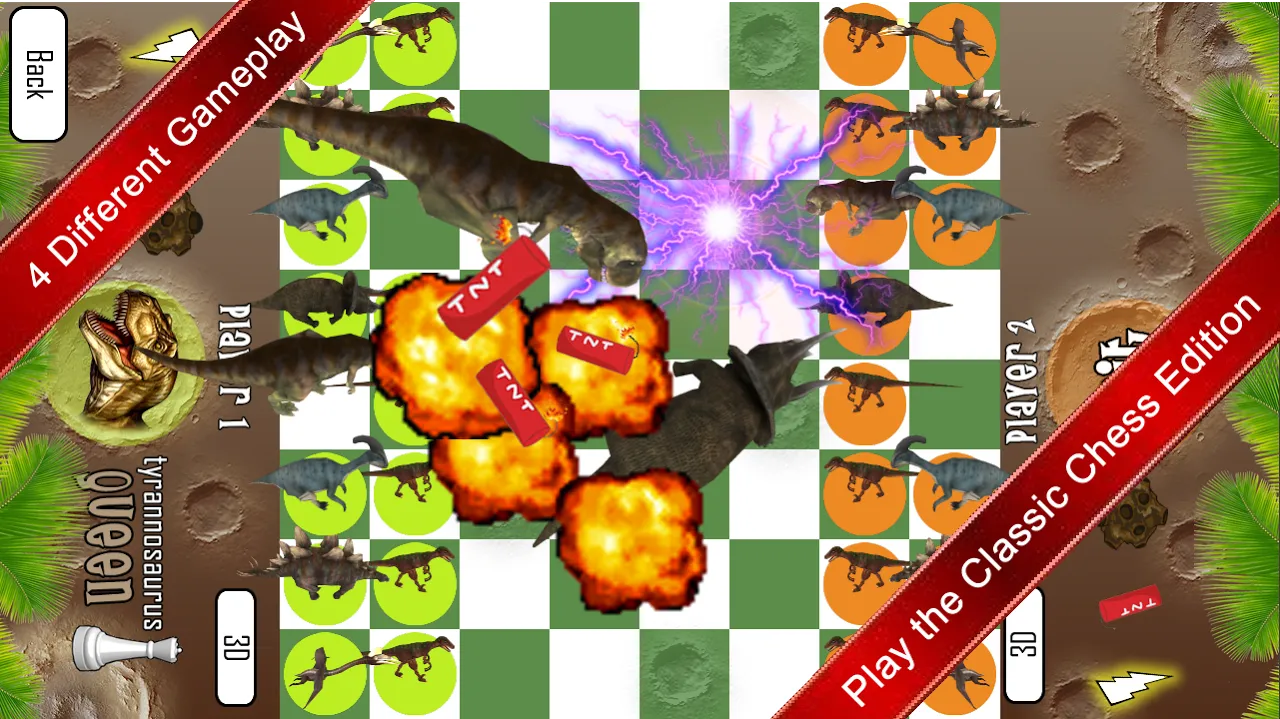 Captures d'écran de Dino Chess