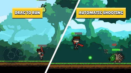 Alien Hunter: 2D Shooting Game Screenshots