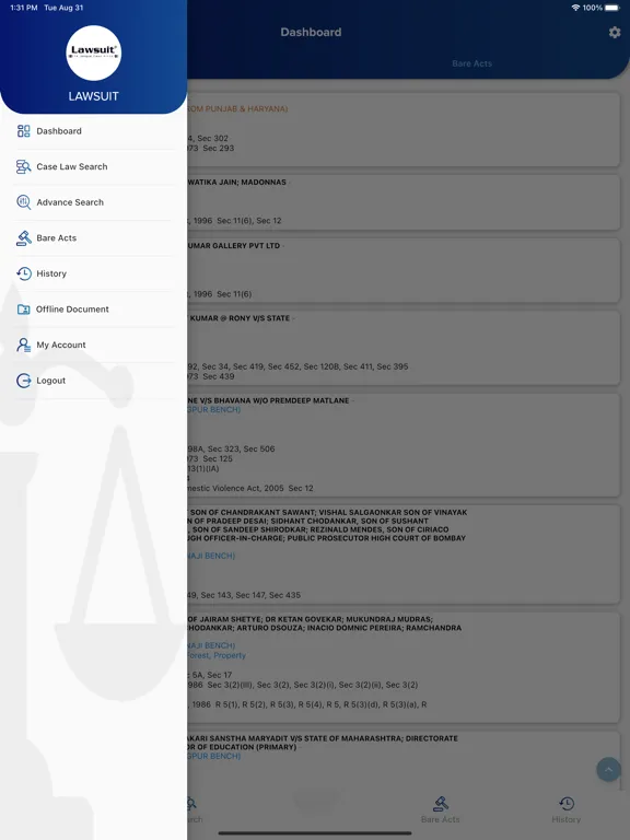 Скриншоты Lawsuit The Unique Case Finder iPad 