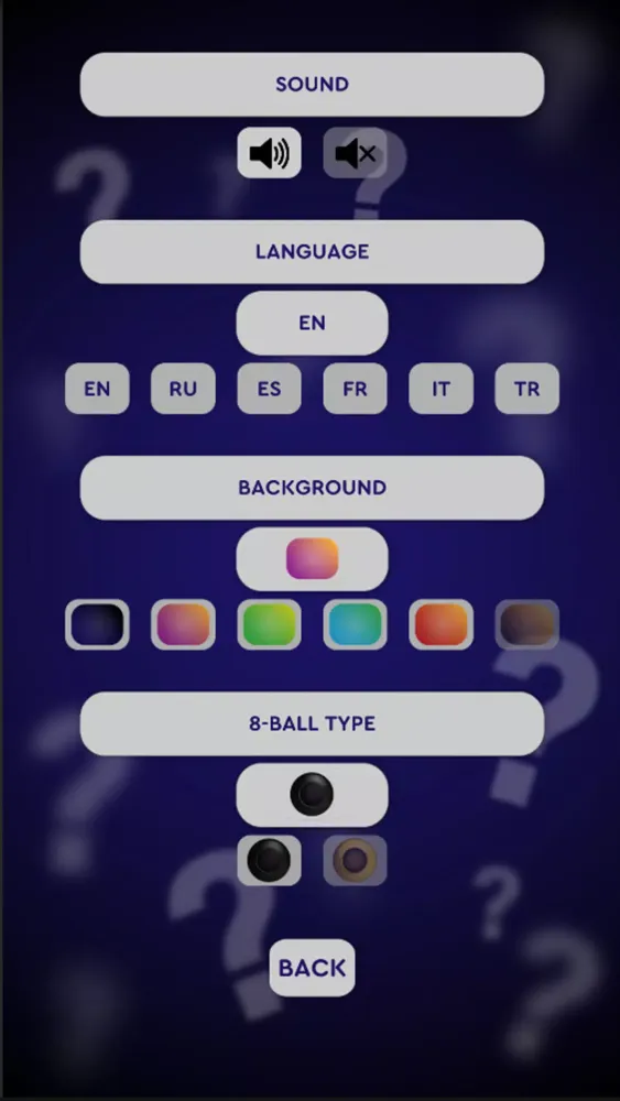 Capturas de pantalla de Magic 8 Ball