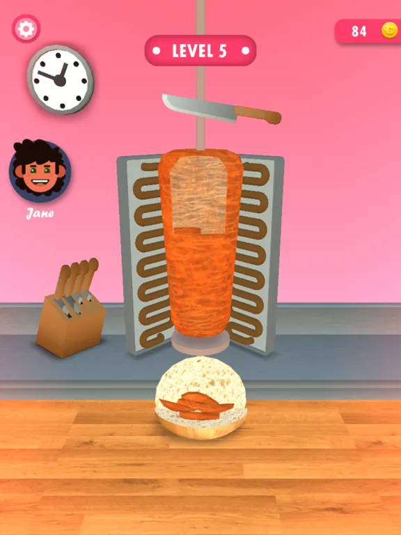 Tangkapan layar Doner Inc iPad 