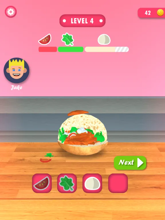 Tangkapan layar Doner Inc iPad 