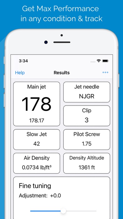 Jetting for Honda CRF 4T bikes Ekran Görüntüleri