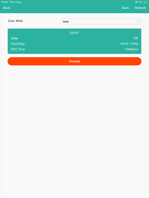 ภาพหน้าจอของ ISmartVideo 2 iPad 