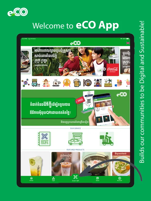 Zrzuty ekranu eCO App Digital & Sustainable iPad 