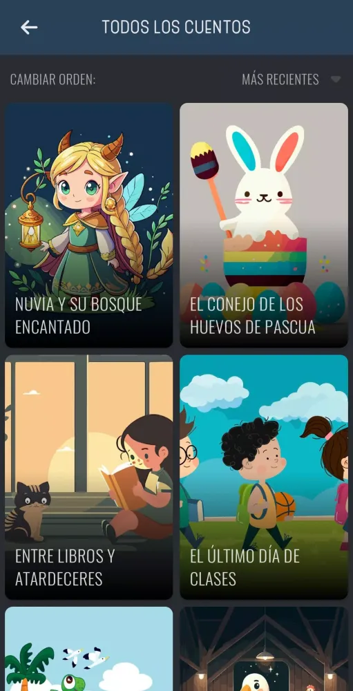 Ảnh chụp màn hình của Cuentos Cortos para Niños
