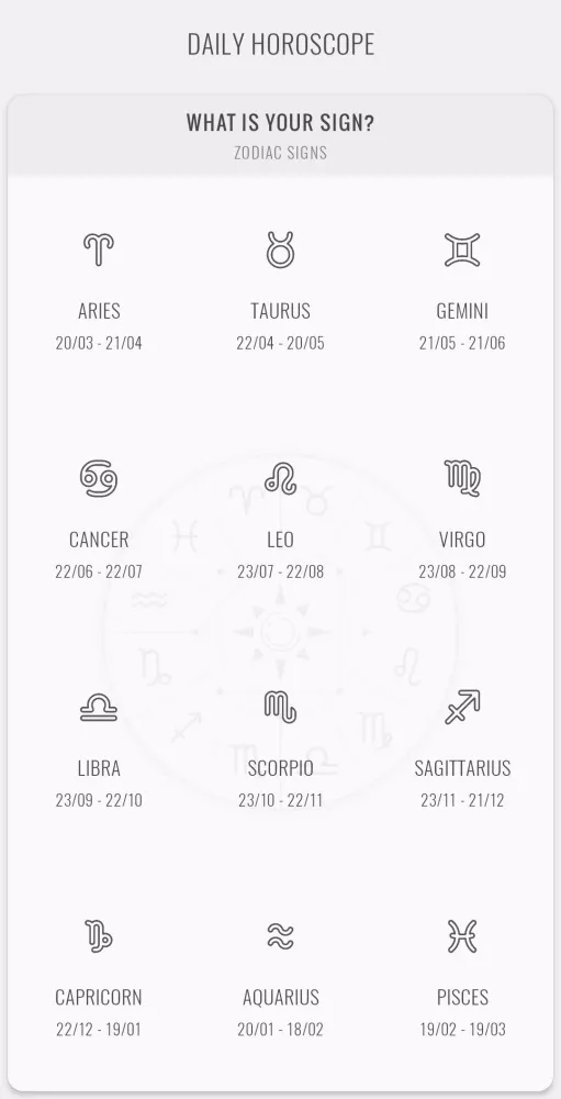 Daily Horoscope应用截图