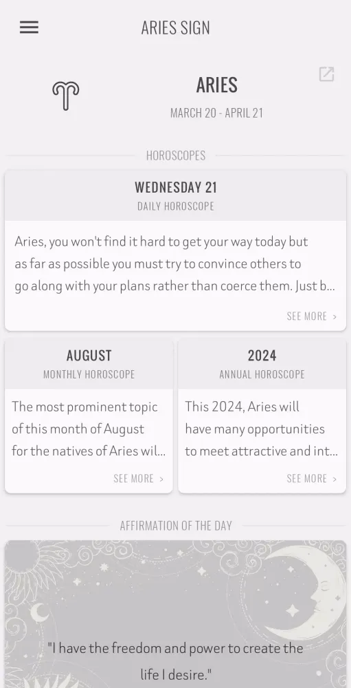 Daily Horoscope应用截图