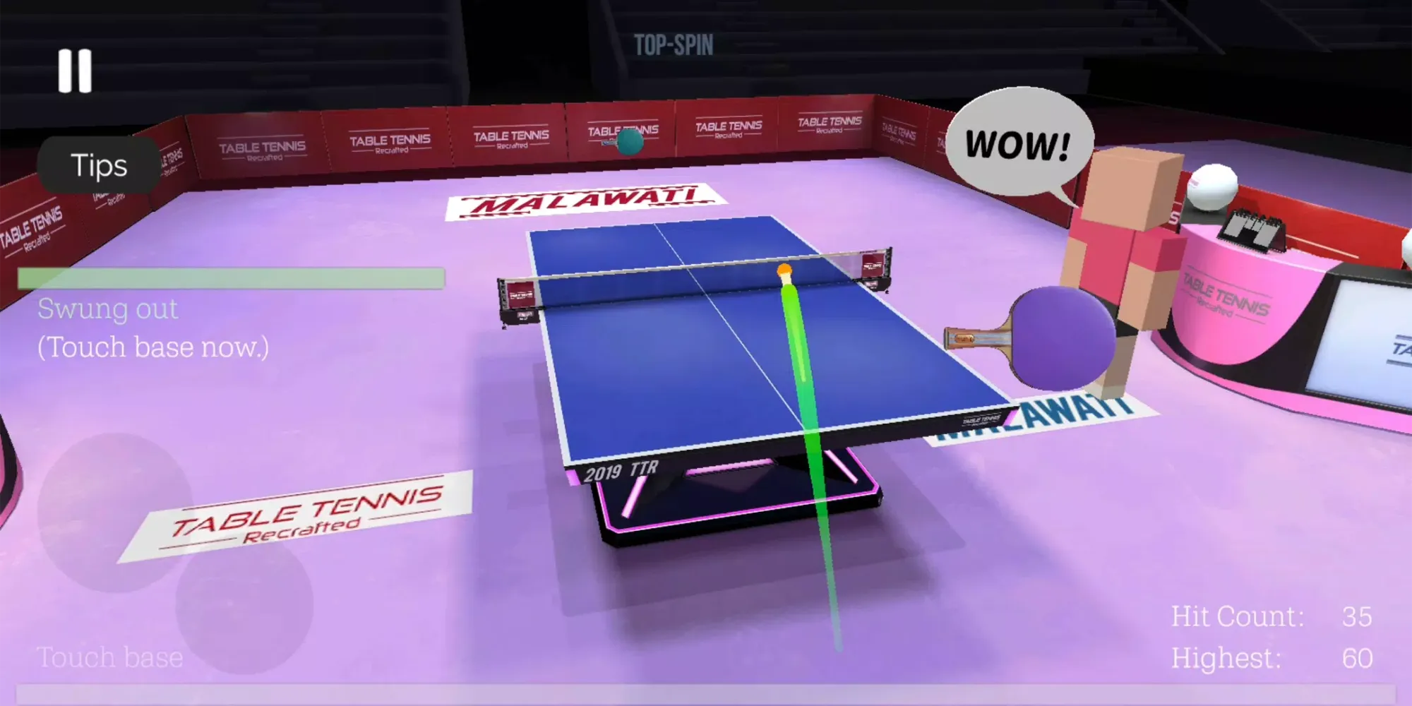 Table Tennis ReCrafted! Screenshots