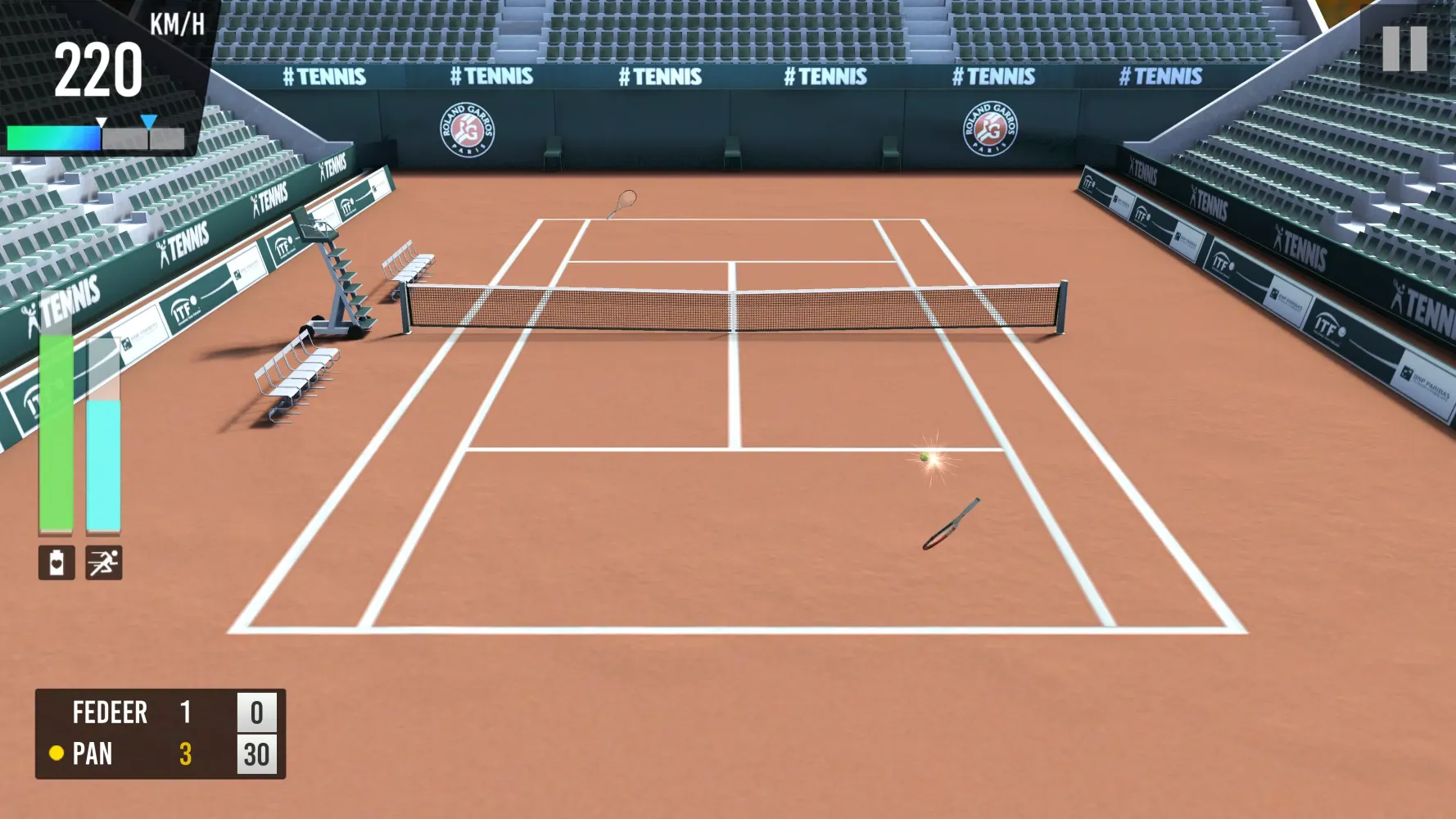#Tennis Ekran Görüntüleri