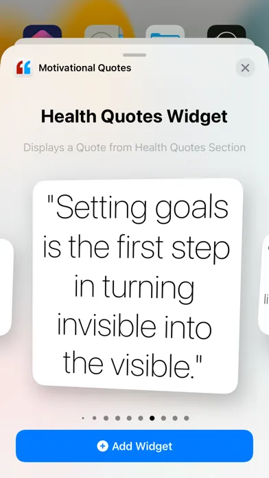 Tangkapan skrin Motivational Quotes - Elevate