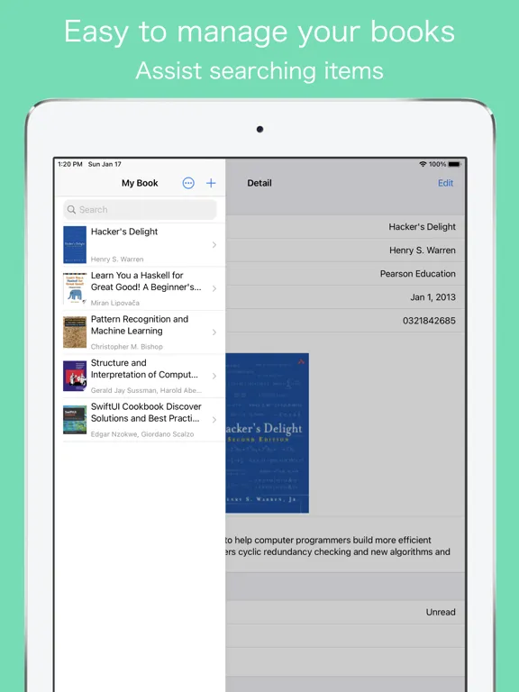 Captures d'écran de Booker - Book Manager iPad 