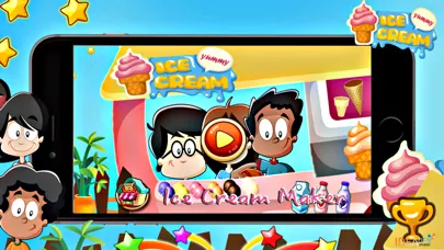 Ice Cream Maker - Kids Cooking Games FREE سکرین شاٹس