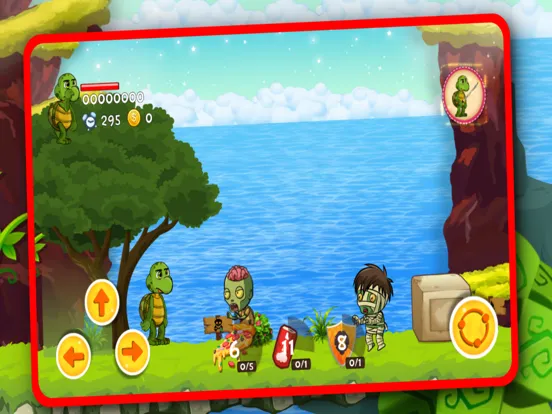 Mini Turtle Super Run iPad  स्क्रीनशॉट