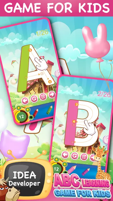 Kids ABC Learning and Writer Ekran Görüntüleri