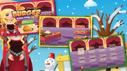 ภาพหน้าจอของ Princess Cooking Hamburger Games