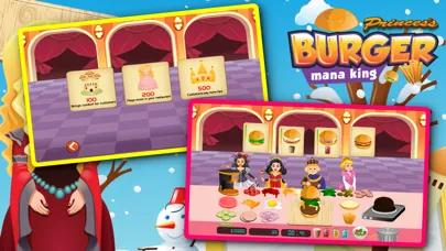 ภาพหน้าจอของ Princess Cooking Hamburger Games