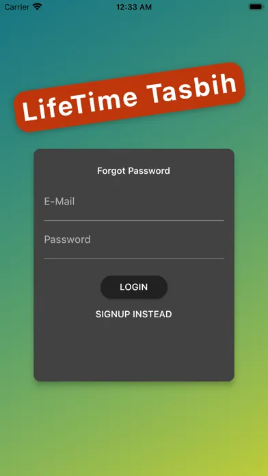 Tangkapan layar Lifetime Tasbih