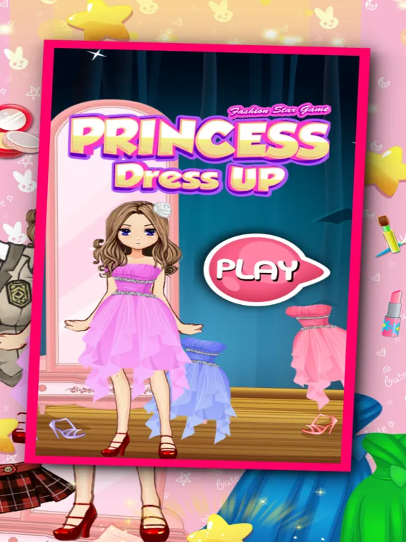 Princess Dress up Fashion Party Hair and Salon iPad  Screenshots