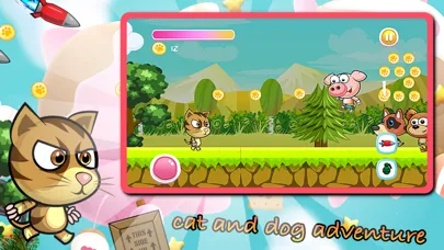 Ảnh chụp màn hình của cat and dog go - animal run game adventure for kids