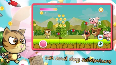 Ảnh chụp màn hình của cat and dog go - animal run game adventure for kids