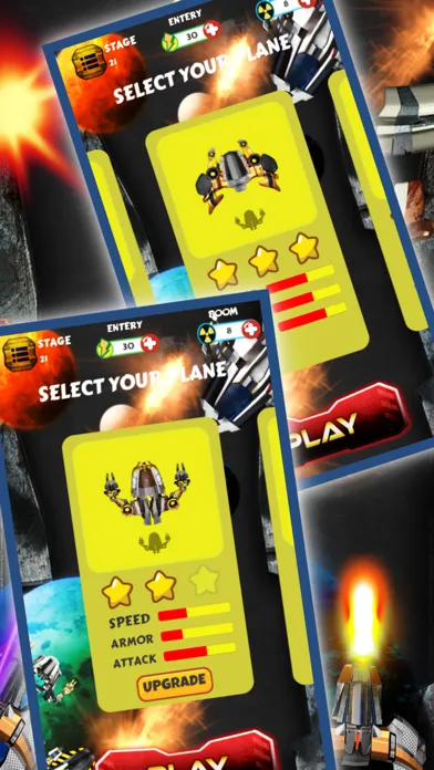 Ảnh chụp màn hình của Galaxia a battle space shooter game