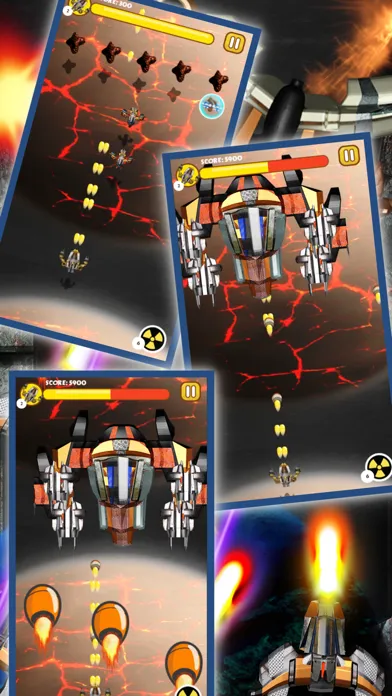Ảnh chụp màn hình của Galaxia a battle space shooter game